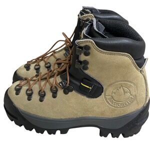 La Sportiva Mountain Hiking Boots Suede Vibram Sole Made in Italy Womens Sz 6.5